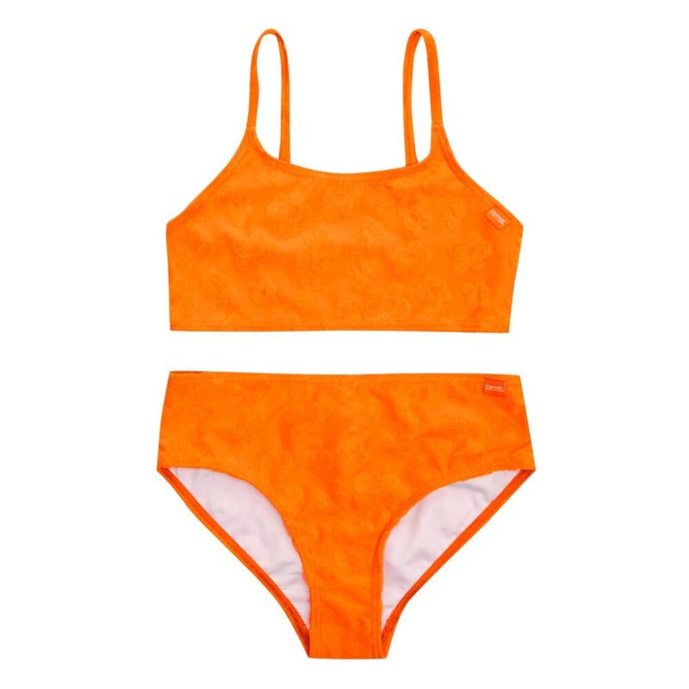 Regatta Girls Dakaria II Floral Bikini Set / Satsuma